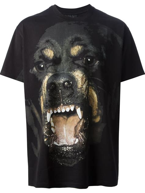 givenchy 2 dog shirt|black givenchy shirt.